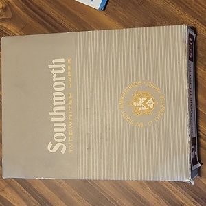 Vintage typewriter paper